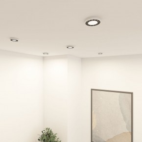 DK2441-WB Встраиваемый светильник DUAL 9+9 Вт, LED 4000K, IP 20, d120mm, белый/черный, алюминий/акрил в Тарко-Сале - tarko-sale.ok-mebel.com | фото 6