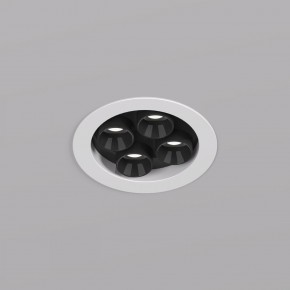 DK2510-WB Встраиваемый светильник SPACE со светодиодом d65 220V 8W 38° 4000К IP20 белый/черный алюминий в Тарко-Сале - tarko-sale.ok-mebel.com | фото
