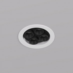 DK2510-WB Встраиваемый светильник SPACE со светодиодом d65 220V 8W 38° 4000К IP20 белый/черный алюминий в Тарко-Сале - tarko-sale.ok-mebel.com | фото 2