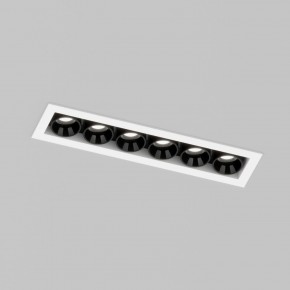 DK2514-WB Встраиваемый светильник SPACE со светодиодом L126mm 220V 10W 38° 4000К IP20 белый/черный алюминий в Тарко-Сале - tarko-sale.ok-mebel.com | фото