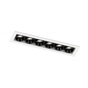 DK2514-WB Встраиваемый светильник SPACE со светодиодом L126mm 220V 10W 38° 4000К IP20 белый/черный алюминий в Тарко-Сале - tarko-sale.ok-mebel.com | фото 5