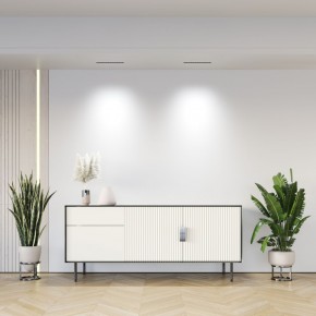 DK2515-WB Встраиваемый светильник SPACE со светодиодом L240mm 220V 20W 38° 4000К IP20 белый/черный алюминий в Тарко-Сале - tarko-sale.ok-mebel.com | фото 7