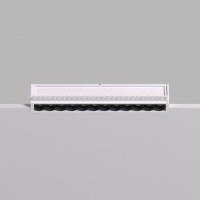 DK2532-WB Встраиваемый светильник SPACE со светодиодом под шпатлевку L240mm 220V 20W 38° 4000К IP20 белый/черный алюминий в Тарко-Сале - tarko-sale.ok-mebel.com | фото 4