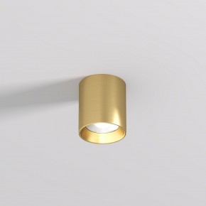 DK2610-SB Накладной светильник SHINE TUBE со светодиодом, D70*H80, IP20, 3000К, 10W, RA?90, сатинированная латунь, алюминий в Тарко-Сале - tarko-sale.ok-mebel.com | фото