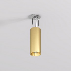 DK2615-SB Накладной светильник SHINE TUBE со светодиодом, D45*H115, IP20, 3000К, 7W, RA?90, сатинированная латунь, алюминий в Тарко-Сале - tarko-sale.ok-mebel.com | фото 3
