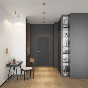 DK2615-SB Накладной светильник SHINE TUBE со светодиодом, D45*H115, IP20, 3000К, 7W, RA?90, сатинированная латунь, алюминий в Тарко-Сале - tarko-sale.ok-mebel.com | фото 4