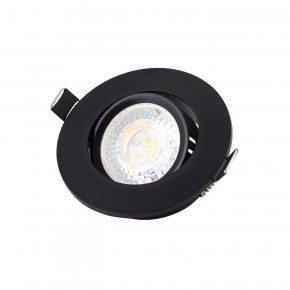 DK3020-BK Встраиваемый светильник, IP 20, 10 Вт, GU5.3, LED, черный, пластик в Тарко-Сале - tarko-sale.ok-mebel.com | фото