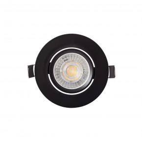 DK3020-BK Встраиваемый светильник, IP 20, 10 Вт, GU5.3, LED, черный, пластик в Тарко-Сале - tarko-sale.ok-mebel.com | фото