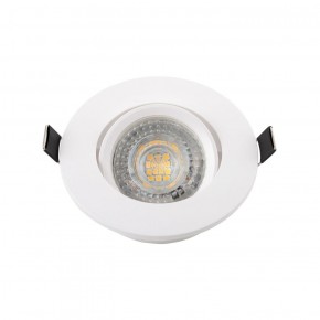 DK3020-WH Встраиваемый светильник, IP 20, 10 Вт, GU5.3, LED, белый, пластик в Тарко-Сале - tarko-sale.ok-mebel.com | фото 2