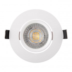 DK3020-WH Встраиваемый светильник, IP 20, 10 Вт, GU5.3, LED, белый, пластик в Тарко-Сале - tarko-sale.ok-mebel.com | фото