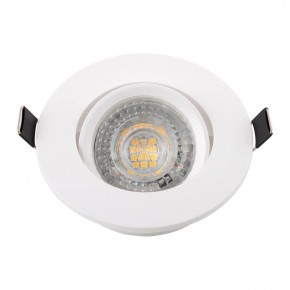 DK3020-WH Встраиваемый светильник, IP 20, 10 Вт, GU5.3, LED, белый, пластик в Тарко-Сале - tarko-sale.ok-mebel.com | фото 4