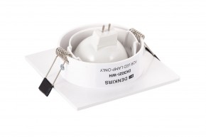 DK3021-WH Встраиваемый светильник, IP 20, 10 Вт, GU5.3, LED, белый, пластик в Тарко-Сале - tarko-sale.ok-mebel.com | фото 4