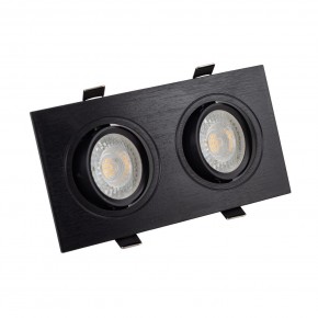 DK3022-BK Встраиваемый светильник, IP 20, 10 Вт, GU5.3, LED, черный, пластик в Тарко-Сале - tarko-sale.ok-mebel.com | фото