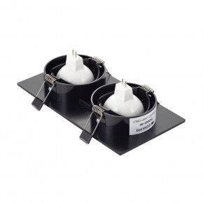 DK3022-BK Встраиваемый светильник, IP 20, 10 Вт, GU5.3, LED, черный, пластик в Тарко-Сале - tarko-sale.ok-mebel.com | фото 3