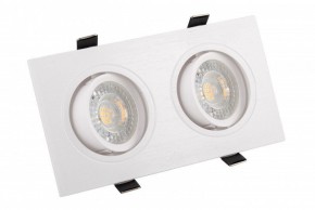 DK3022-WH Встраиваемый светильник, IP 20, 10 Вт, GU5.3, LED, белый, пластик в Тарко-Сале - tarko-sale.ok-mebel.com | фото