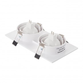 DK3022-WH Встраиваемый светильник, IP 20, 10 Вт, GU5.3, LED, белый, пластик в Тарко-Сале - tarko-sale.ok-mebel.com | фото 3