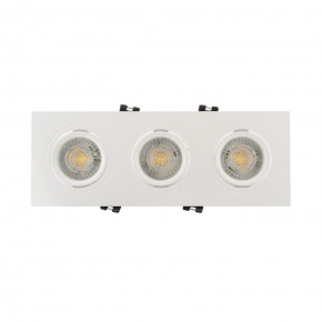 DK3023-WH Встраиваемый светильник, IP 20, 10 Вт, GU5.3, LED, белый, пластик в Тарко-Сале - tarko-sale.ok-mebel.com | фото