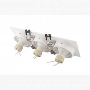 DK3023-WH Встраиваемый светильник, IP 20, 10 Вт, GU5.3, LED, белый, пластик в Тарко-Сале - tarko-sale.ok-mebel.com | фото 4