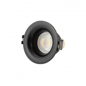 DK3024-BK Встраиваемый светильник, IP 20, 10 Вт, GU5.3, LED, черный, пластик в Тарко-Сале - tarko-sale.ok-mebel.com | фото 1