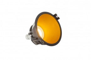 DK3026-BG Встраиваемый светильник, IP 20, 10 Вт, GU5.3, LED, черный/золотой, пластик в Тарко-Сале - tarko-sale.ok-mebel.com | фото 3