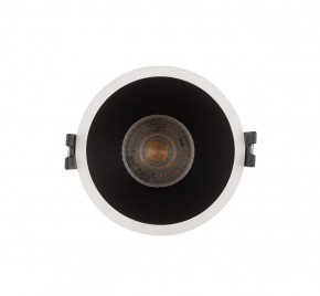 DK3026-WB Встраиваемый светильник, IP 20, 10 Вт, GU5.3, LED, белый/черный, пластик в Тарко-Сале - tarko-sale.ok-mebel.com | фото 1