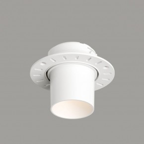 DK3057-WH Встраиваемый светильник под шпатлевку, IP20, до 15 Вт, LED, GU5,3, белый, пластик в Тарко-Сале - tarko-sale.ok-mebel.com | фото 1