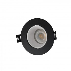 DK3061-BK+WH Встраиваемый светильник, IP 20, 10 Вт, GU5.3, LED, черный/белый, пластик в Тарко-Сале - tarko-sale.ok-mebel.com | фото