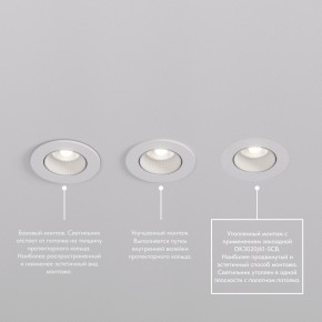 DK3061-WBR Встраиваемый светильник, IP 20, 10 Вт, GU5.3, LED, белый/бронзовый, пластик в Тарко-Сале - tarko-sale.ok-mebel.com | фото 4