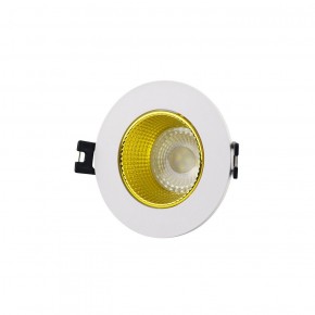 DK3061-WH+YE Встраиваемый светильник, IP 20, 10 Вт, GU5.3, LED, белый/желтый, пластик в Тарко-Сале - tarko-sale.ok-mebel.com | фото