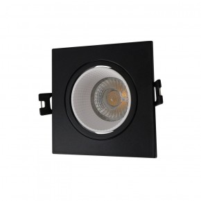 DK3071-BK+WH Встраиваемый светильник, IP 20, 10 Вт, GU5.3, LED, черный/белый, пластик в Тарко-Сале - tarko-sale.ok-mebel.com | фото 1