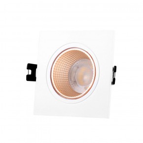 DK3071-WBR Встраиваемый светильник, IP 20, 10 Вт, GU5.3, LED, белый/бронзовый, пластик в Тарко-Сале - tarko-sale.ok-mebel.com | фото 1