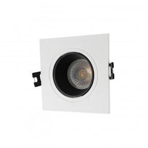 DK3071-WH+BK Встраиваемый светильник, IP 20, 10 Вт, GU5.3, LED, белый/черный, пластик в Тарко-Сале - tarko-sale.ok-mebel.com | фото