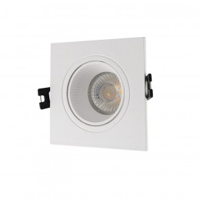 DK3071-WH Встраиваемый светильник, IP 20, 10 Вт, GU5.3, LED, белый/белый, пластик в Тарко-Сале - tarko-sale.ok-mebel.com | фото 1