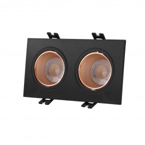 DK3072-BBR Встраиваемый светильник, IP 20, 10 Вт, GU5.3, LED, черный/бронзовый, пластик в Тарко-Сале - tarko-sale.ok-mebel.com | фото