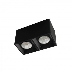 DK3085-BK+CH Светильник накладной IP 20, 10 Вт, GU5.3, LED, черный/хром, пластик в Тарко-Сале - tarko-sale.ok-mebel.com | фото