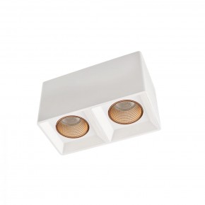 DK3085-WH+BR Светильник накладной IP 20, 10 Вт, GU5.3, LED, белый/бронзовый, пластик в Тарко-Сале - tarko-sale.ok-mebel.com | фото