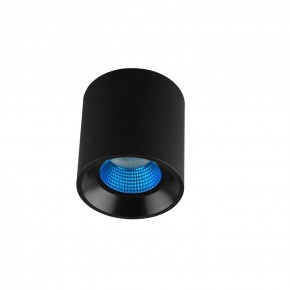 DK3090-BK+CY Светильник накладной IP 20, 10 Вт, GU5.3, LED, черный/голубой, пластик в Тарко-Сале - tarko-sale.ok-mebel.com | фото