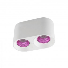 DK3096-WH+PI Светильник накладной IP 20, 10 Вт, GU5.3, LED, белый/розовый, пластик в Тарко-Сале - tarko-sale.ok-mebel.com | фото
