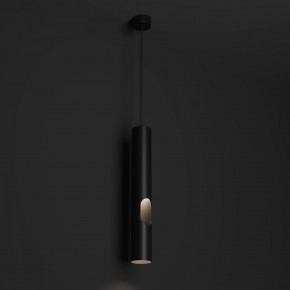 DK4045-BK Подвесной светильник, с декоративным вырезом, IP 20, до 15 Вт, LED, GU10, черный, алюминий в Тарко-Сале - tarko-sale.ok-mebel.com | фото 2