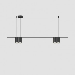 DK4061-BK Подвесной светильник ORBIT, IP20, 4xGU10 LED до 15 Вт, черный матовый, алюминий в Тарко-Сале - tarko-sale.ok-mebel.com | фото