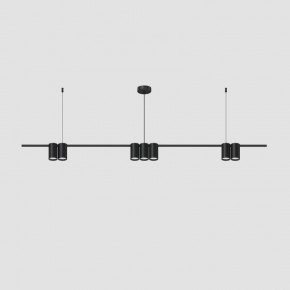 DK4063-BK Подвесной светильник ORBIT, IP20, 7xGU10 LED до 15 Вт, черный матовый, алюминий в Тарко-Сале - tarko-sale.ok-mebel.com | фото 2