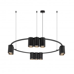 DK4065-BK Подвесной светильник ORBIT, IP20, 10xGU10 LED до 15 Вт, черный матовый, алюминий в Тарко-Сале - tarko-sale.ok-mebel.com | фото 3