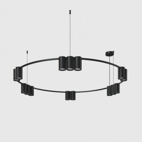 DK4067-BK Подвесной светильник ORBIT, IP20, 15xGU10 LED до 15 Вт, черный матовый, алюминий в Тарко-Сале - tarko-sale.ok-mebel.com | фото 2