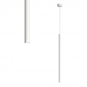 DK4304-WH Подвесной светильник со встроенным светодиодом, 5W, IP 20, 4000K, белый, алюминий в Тарко-Сале - tarko-sale.ok-mebel.com | фото