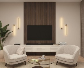 DK5010-SG Бра 600 мм, 3000К, IP20, 5 Вт, матовое золото в Тарко-Сале - tarko-sale.ok-mebel.com | фото 5