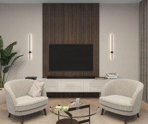 DK5012-BK Бра 800 мм, 3000К, IP20, 7 Вт, черный, алюминий в Тарко-Сале - tarko-sale.ok-mebel.com | фото 5