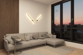 DK5012-SG Бра 800 мм, 3000К, IP20,7 Вт, матовое золото в Тарко-Сале - tarko-sale.ok-mebel.com | фото 7
