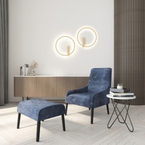 DK5035-SG Бра ROUND со светодиодом, IP20, 24W, 3000/4000/6500K, матовое золото, алюминий в Тарко-Сале - tarko-sale.ok-mebel.com | фото 7