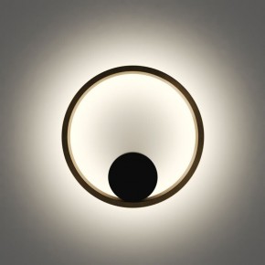 DK5060-BK+SG Бра ORBIT, IP20, 3000К, LED, 10 Вт, черный + сатинированное золото, алюминий в Тарко-Сале - tarko-sale.ok-mebel.com | фото 4