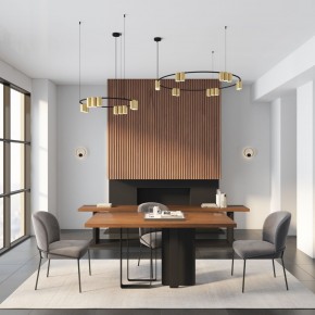 DK5060-BK+SG Бра ORBIT, IP20, 3000К, LED, 10 Вт, черный + сатинированное золото, алюминий в Тарко-Сале - tarko-sale.ok-mebel.com | фото 6